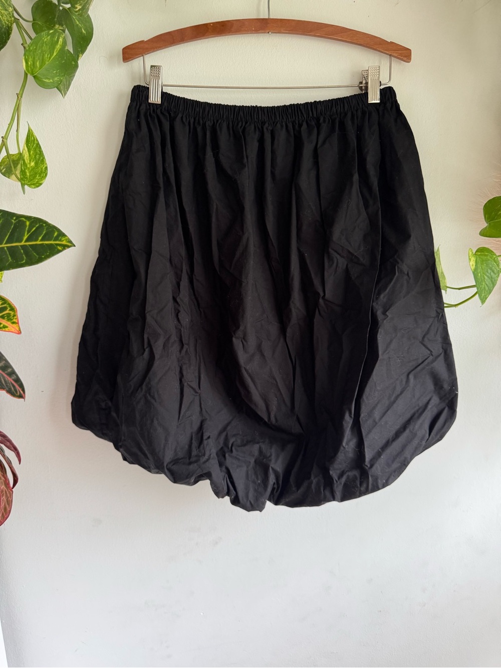 Musera Black Strapless Bubble Hem Babydoll Mini Dress NWT L - Picture 6 of 6